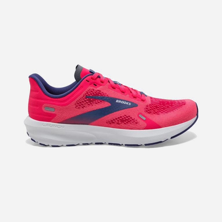 Brooks Launch 9 Lightweight Cushioned Loopschoenen voor Dames Roze/Fuchsie (NZCLU-6871)